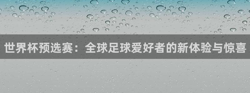 米兰体育集团是国企吗：世界杯预选赛：全球足球爱好者的新体验与